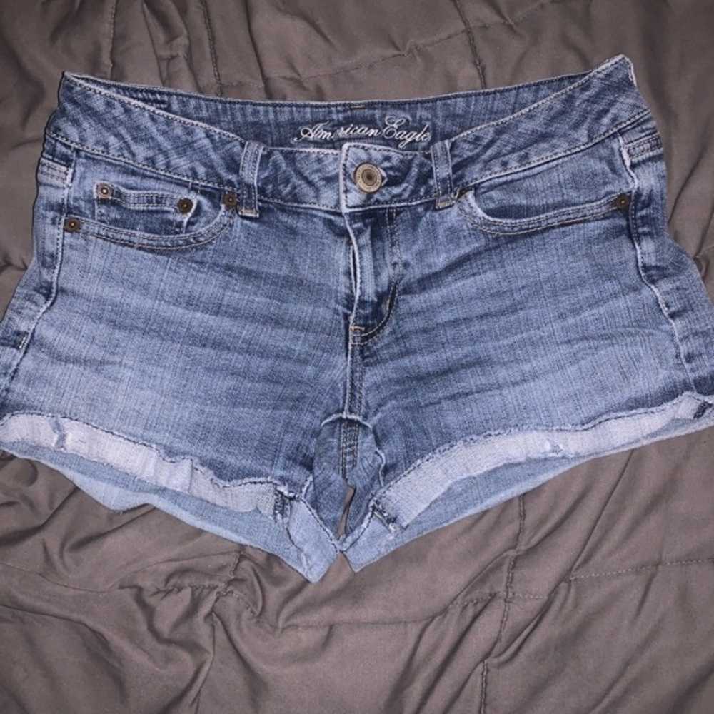American Eagle Outfitters Light Blue Jean Shorts